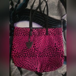 Strawberry Leopard Sally's Bag Leopard Print Pink